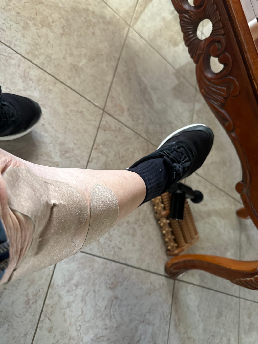 Customer photo review of Auxillium Knee Patch (fka Heaven Patch)
