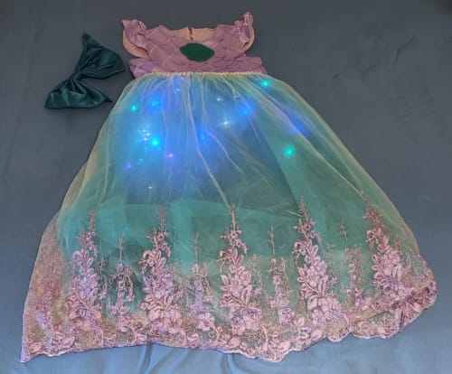 Customer photo review of Glowing Light-Up Princess Dress