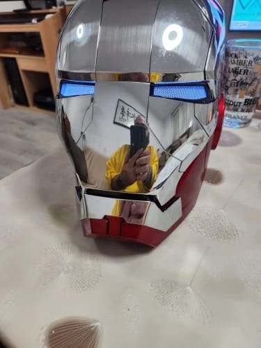 Customer photo review of Autoking Mk5 ironman helmet |  Voice Control | 4/8 Multi-piece Opening
