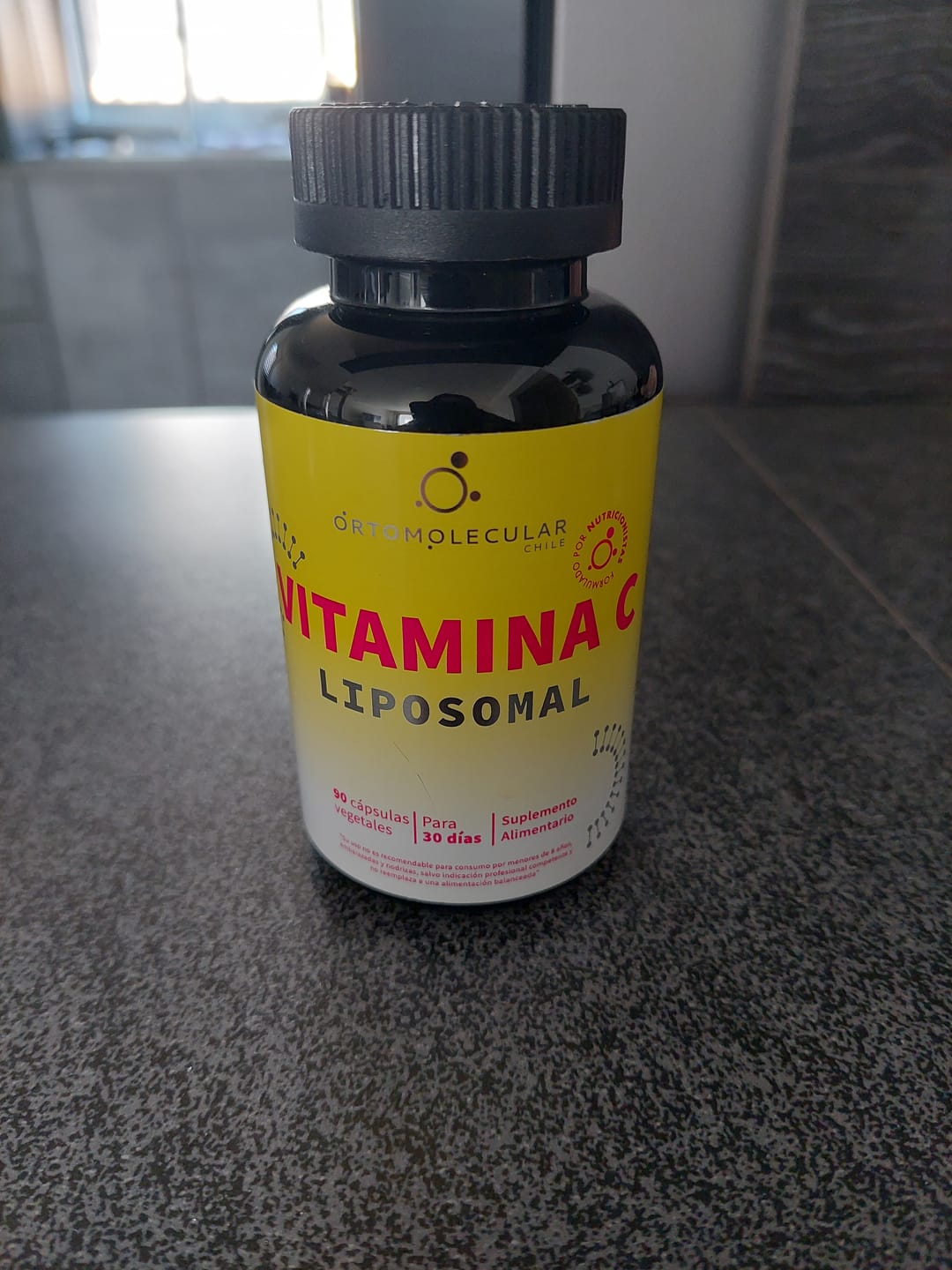 Customer photo review of Vitamina C liposomal 1.000 mg-90 cáps