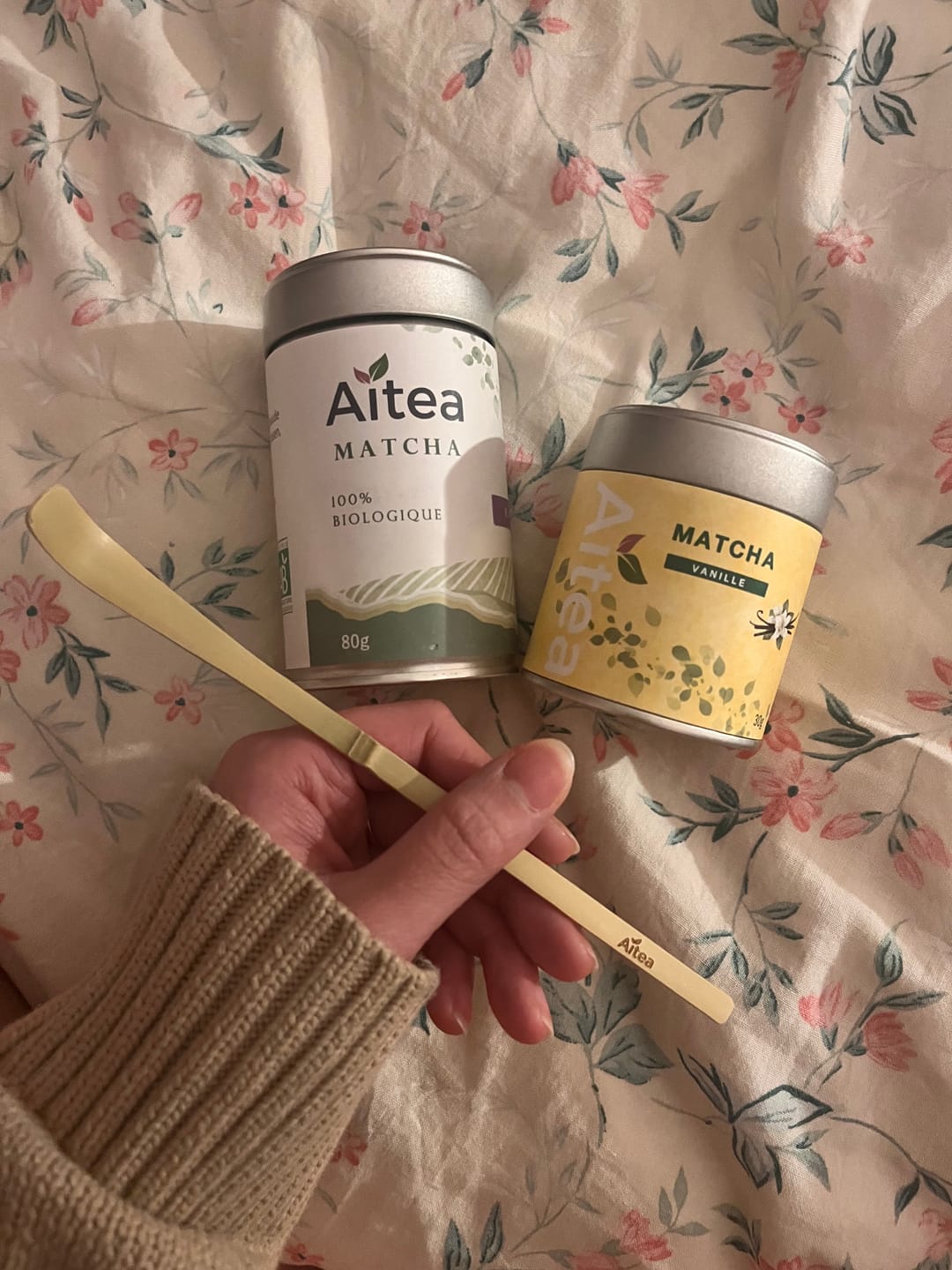 Customer photo review of Matcha pêche