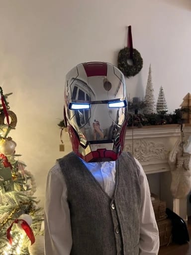 Customer photo review of Autoking Mk5 ironman helmet |  Voice Control | 4/8 Multi-piece Opening
