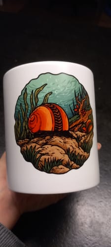 Customer photo review of RED RACING SNAIL Tasse