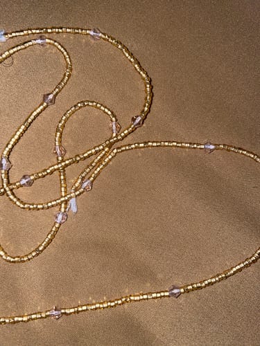 Customer photo review of Ballerina Majesty African Lux Waist Beads