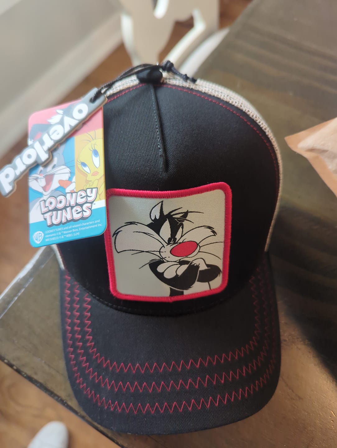 Customer photo review of OVERLORD X Looney Tunes: Yosemite Sam Trucker Cap