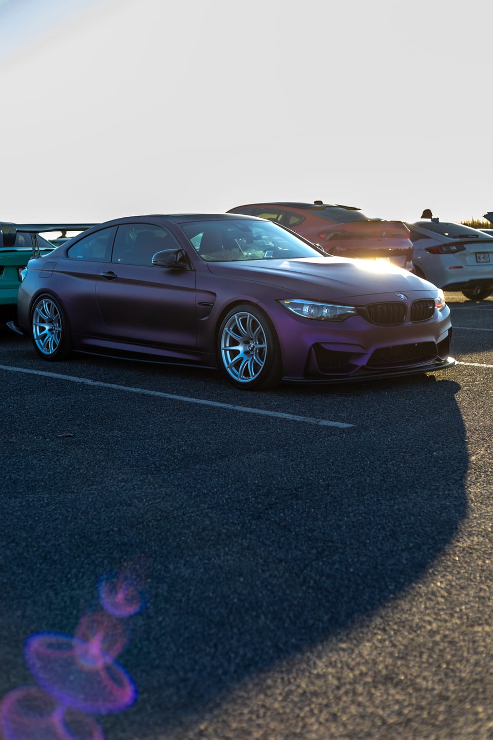 Customer photo review of Matte Russian Violet Vinyl Wrap