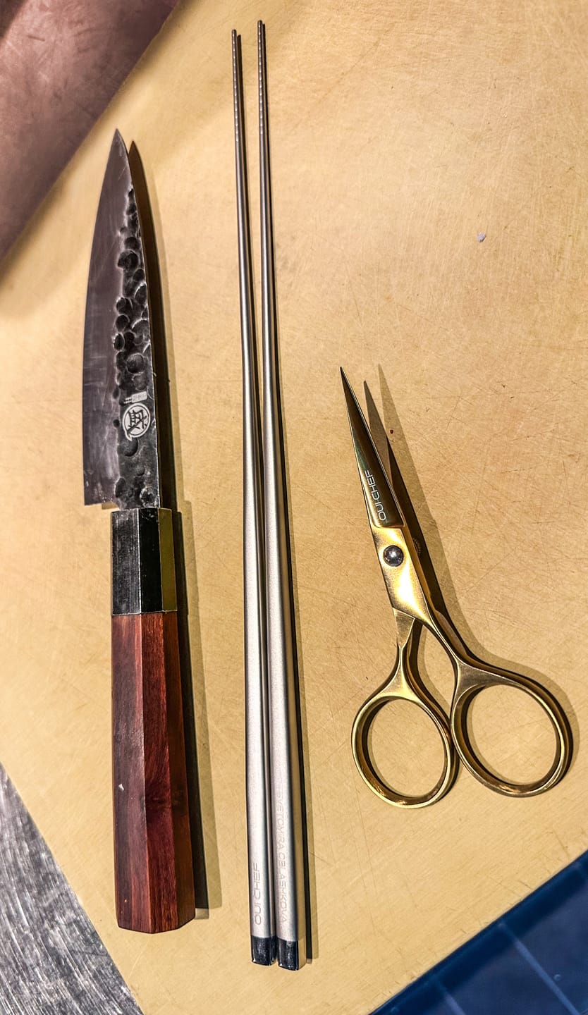 Customer photo review of SuperSharp Kitchen Scissors