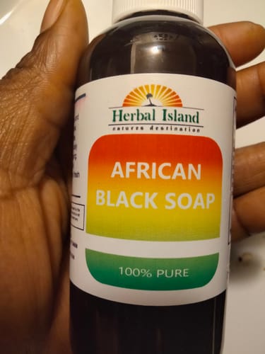 Customer photo review of African Black Soap Body Wash