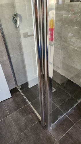 Customer photo review of GLASSGUARD™ Glass Stain Remover + Drill Scrubbing Pads