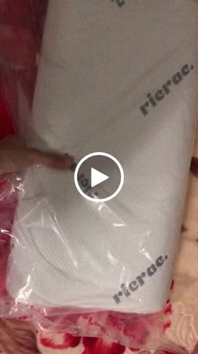 Customer video review of Contour Memory Foam Pillow suitable for Neck & Shoulder Pain
