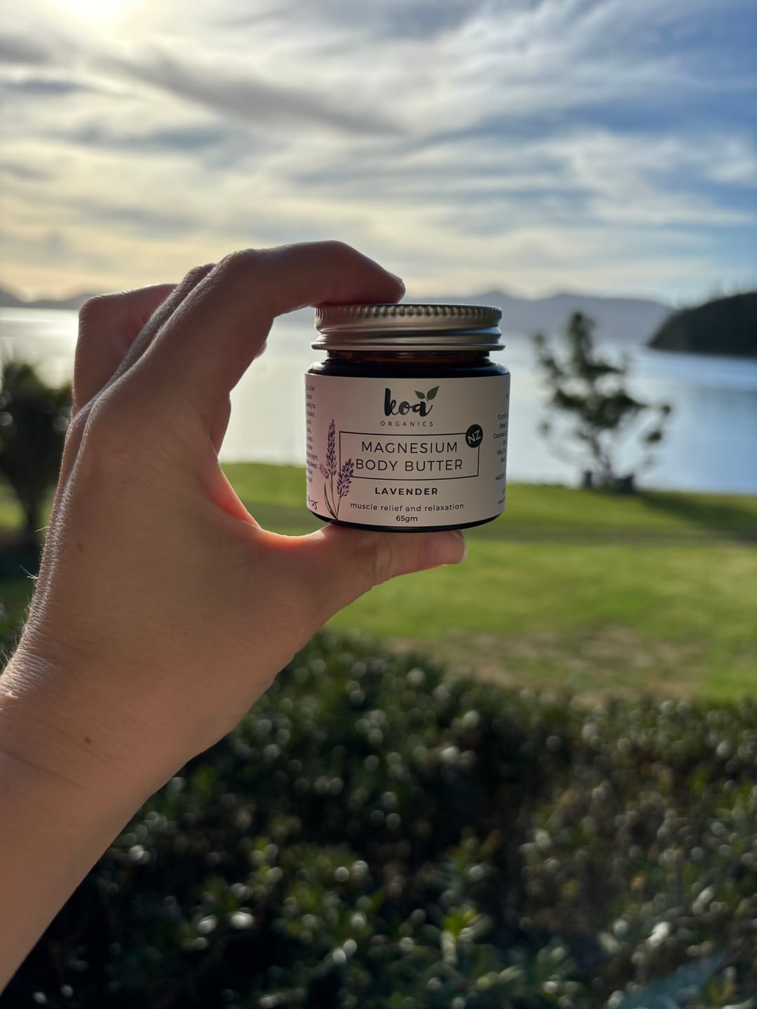Customer photo review of Magnesium Body Butter with Lavender