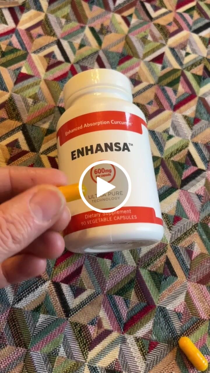 Customer video review of Enhansa 600 mg Capsules (Curcumin)