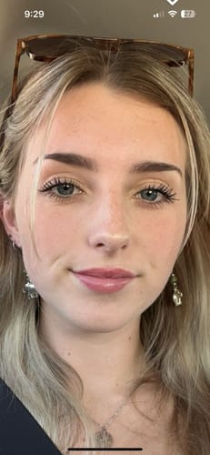 Customer photo review of LASH GROWTH SERUM