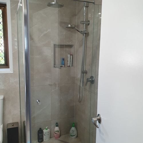 Customer photo review of GLASSGUARD™ Glass Stain Remover + Drill Scrubbing Pads