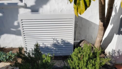 Customer photo review of Mini-Split AC Cover - White