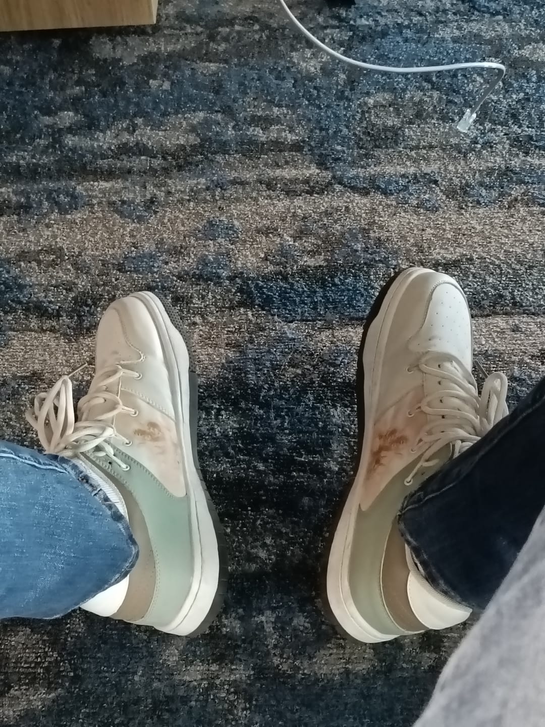 Customer photo review of Renaissance angels inspired Sneakers