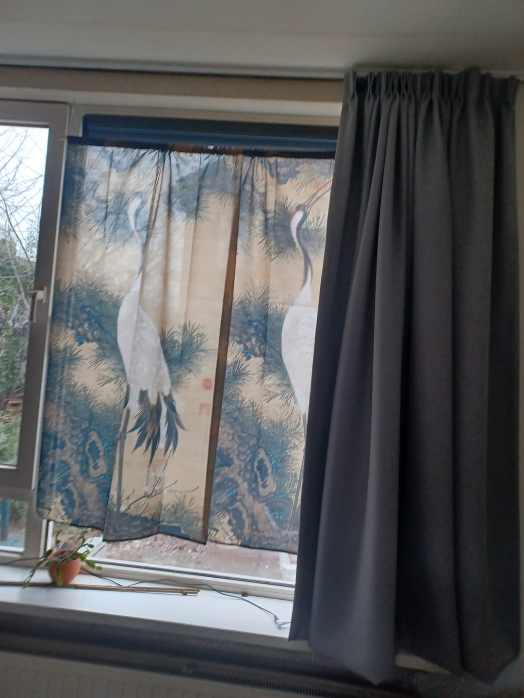 Customer photo review of Japanse Noren Kraanvogel & Den