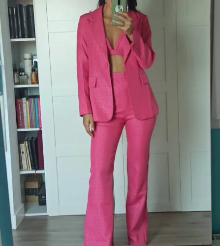 Customer photo review of Veronica Three Piece Set