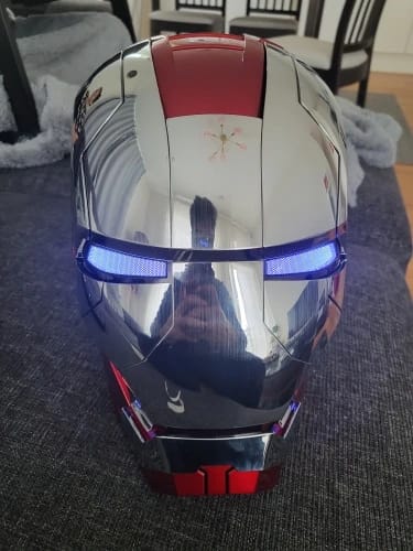 Customer photo review of Autoking Mk5 ironman helmet |  Voice Control | 4/8 Multi-piece Opening