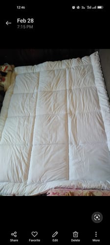 Customer photo review of Fiber Topper Mattress