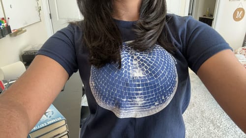 Customer photo review of 'Studio 54' premium baby tee