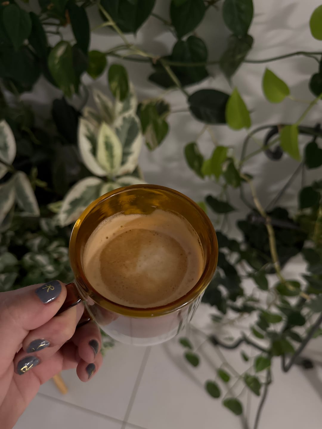 Customer photo review of White Chocolate Coffee Syrup