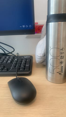 Customer photo review of תרמוס שתיה לאקן לשתיה חמה/קרה - 0.5 ליטר