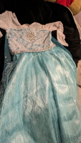 Customer photo review of Glowing Light-Up Princess Dress