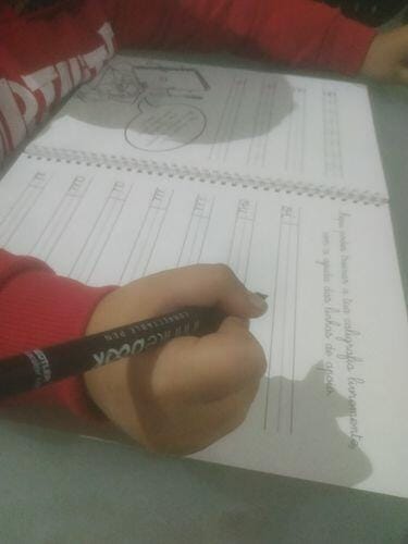 Customer photo review of Infinitebook Calligraphy A4