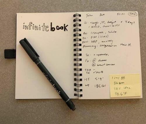 Customer photo review of Infinitebook Plain A6 Black