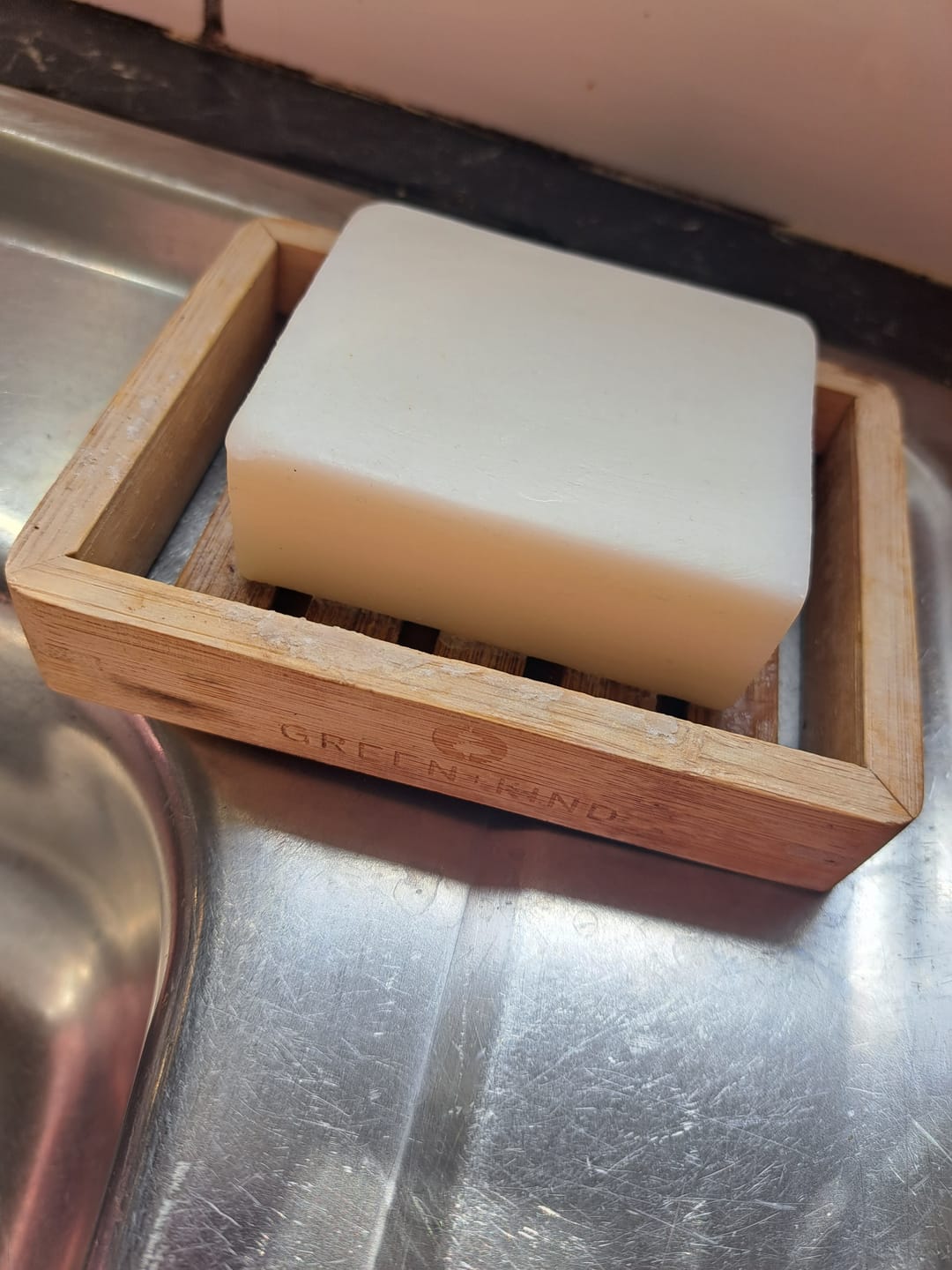 Customer photo review of Dishwashing Soap Bar (Lemon Myrtle)