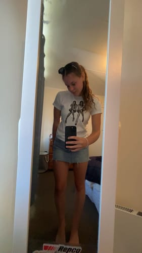 Customer photo review of 'After Party' baby tee