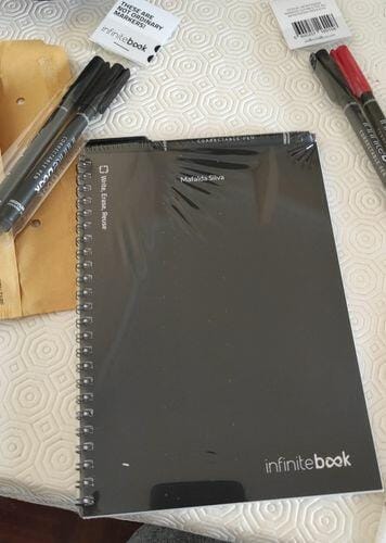 Customer photo review of Infinitebook Plain A5 Black
