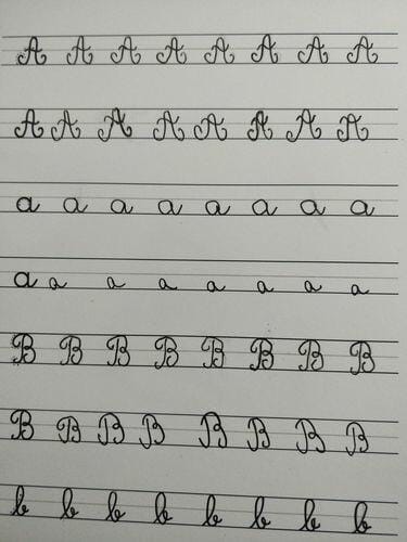 Customer photo review of Infinitebook Calligraphy A4