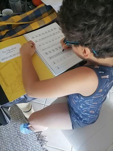 Customer photo review of Infinitebook Calligraphy A4