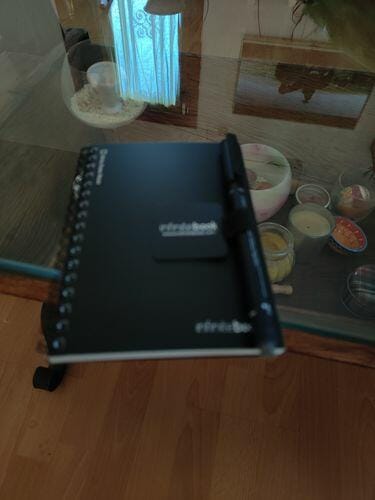 Customer photo review of Infinitebook Planner A5 Blue