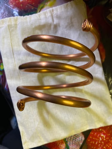 Customer photo review of 444 SPIRAL POWERCUFFS | ENERGY CONDUCTOR | SUPER COILS