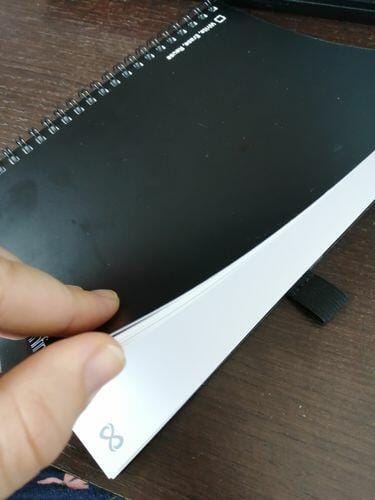 Customer photo review of Infinitebook Plain A5 Black