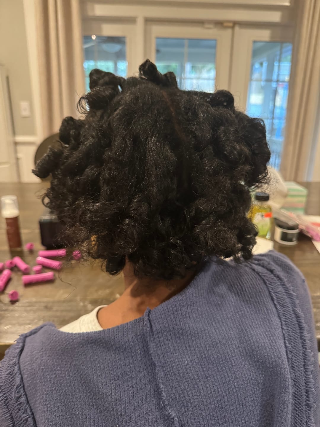 Customer photo review of INDULGE Moisturizing Deep Conditioning Treatment