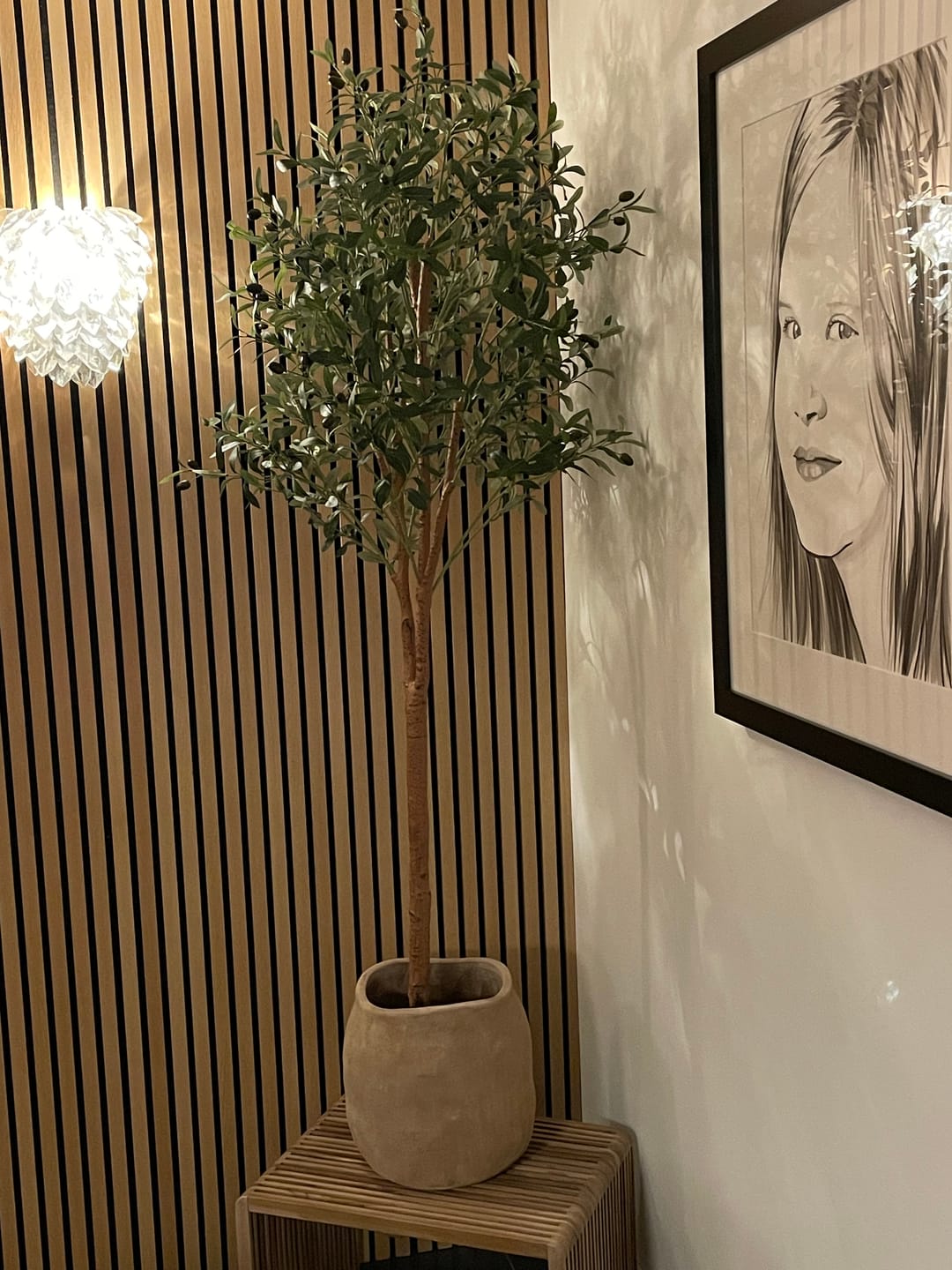 Customer photo review of Kunst Olijfboom 180cm
