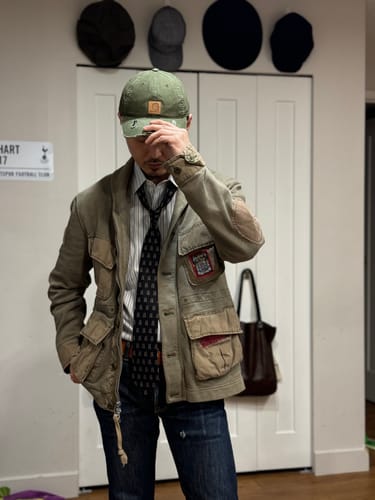 Customer photo review of Vintage Polo Ralph Lauren Sweatshirt Mens Medium Green Mountain Himalayas