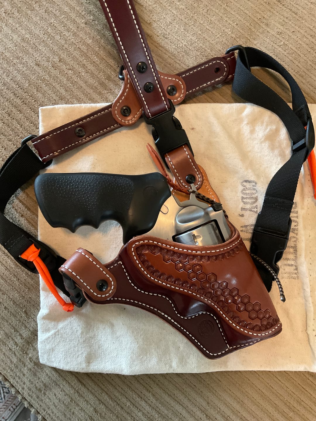 Customer photo review of Kodiak Chest Holster