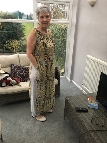 Customer photo review of 3 Metres, Printed Chiffon,- 55" Wide- Wavey