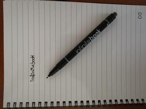 Customer photo review of Infinitebook Lined A5 Black