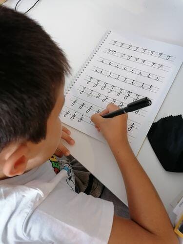 Customer photo review of Infinitebook Calligraphy A4