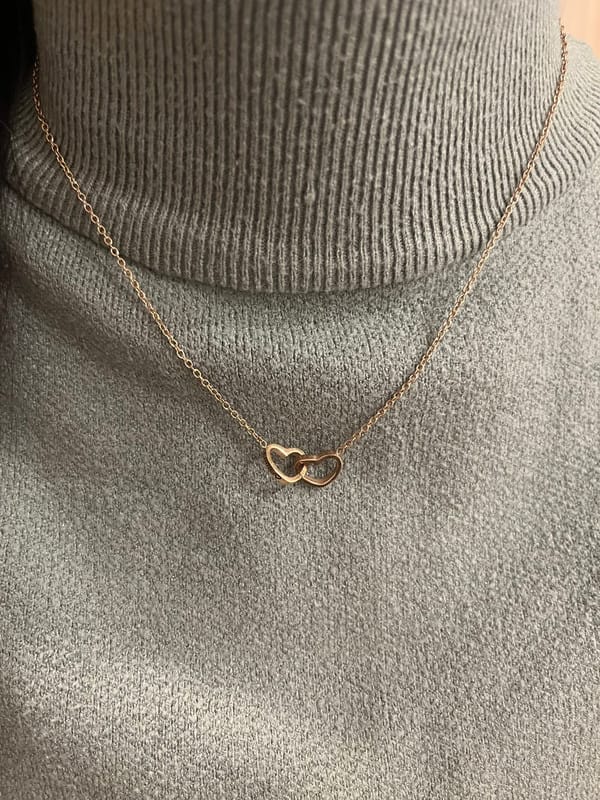 Customer photo review of De Eeuwige Roos Box - Met Gepersonaliseerde Ketting & Echte Roos