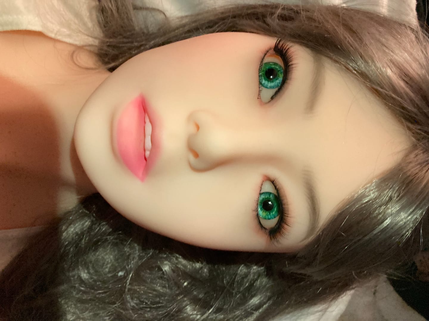 Customer photo review of RIDMII Realistic Sex Doll Eyes Adult Love Doll Eyes