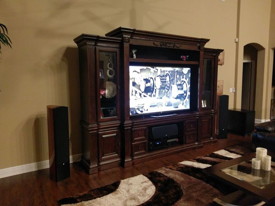 Customer photo review of Verus V5B 2-Way 5.25" Bookshelf Speaker Pair