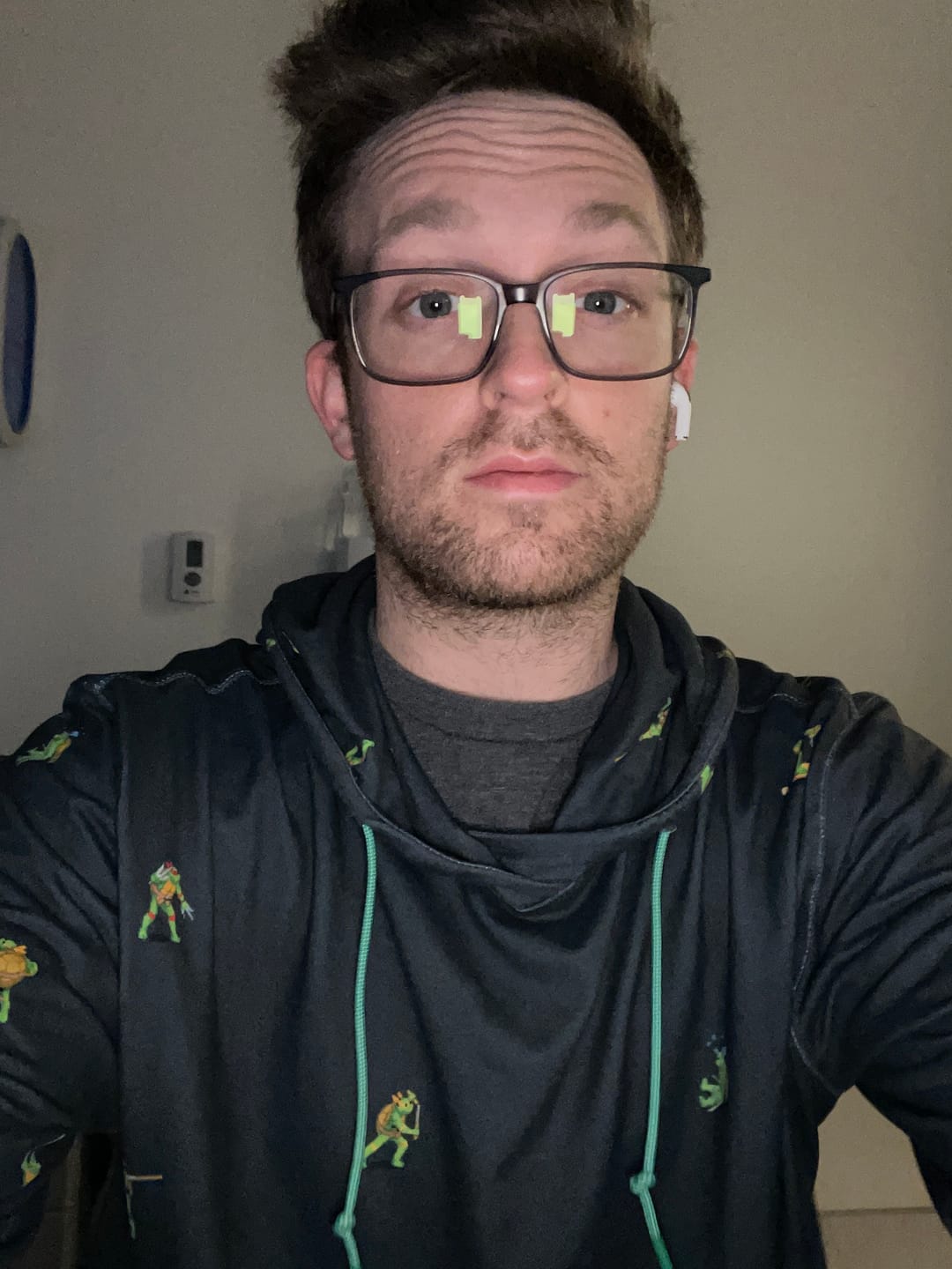Customer photo review of Teenage Mutant Ninja Turtles "Choose Your Turtle (At Night)" – Performance Hoodie