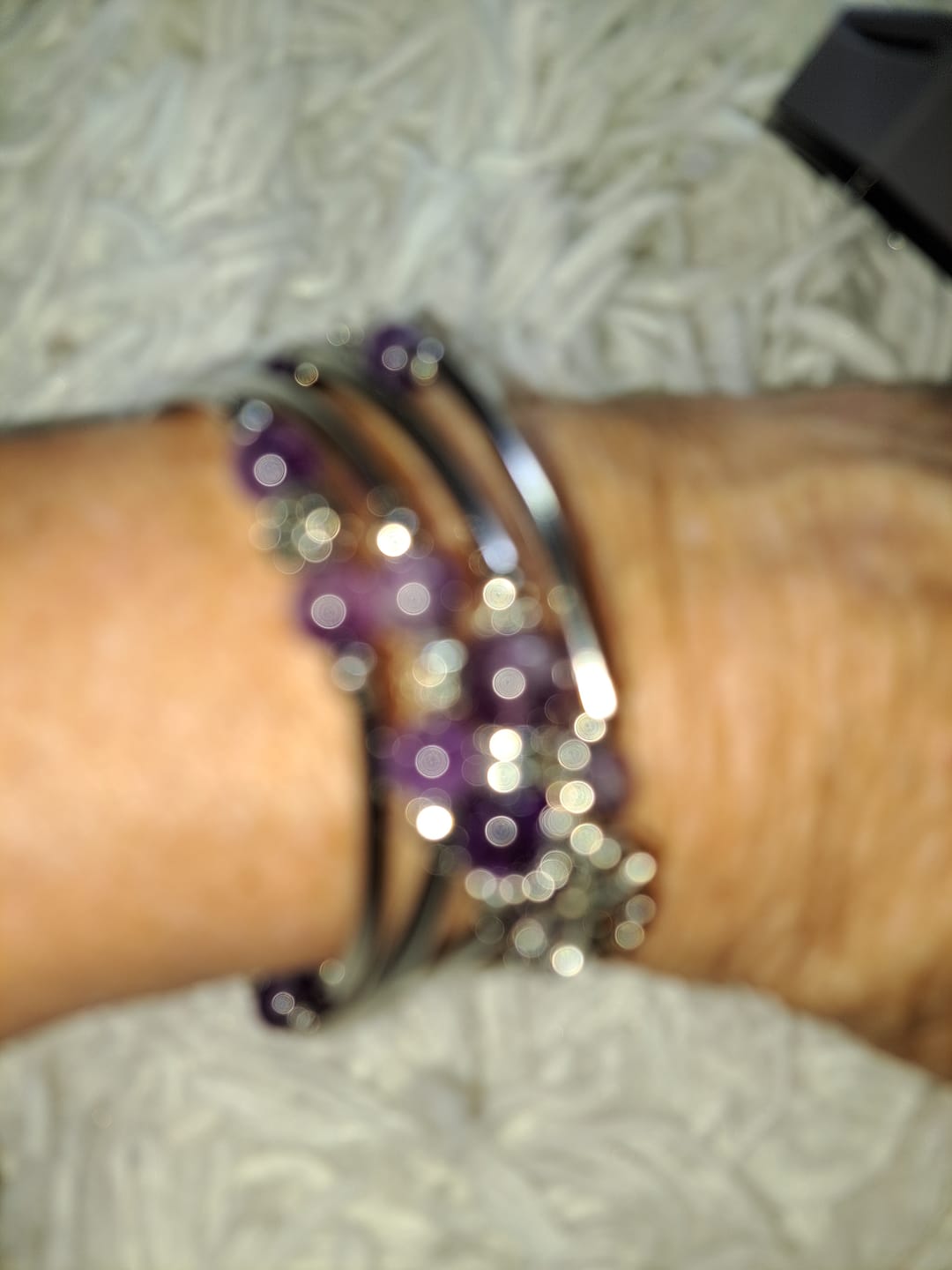 Customer photo review of Bracelet "Chance" en Pierres Naturelles